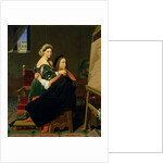 Raphael and the Fornarina, 1814 by Jean Auguste Dominique Ingres