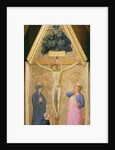 Christ on the Cross between the Virgin and Cardinal Torquemada and St. John the Evangelist, c.1446 by Fra Angelico
