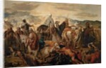 Arab Horsemen Carrying Away their Dead, 1850 by Theodore Chasseriau