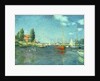 Red Boats, Argenteuil, 1875 by Claude Monet
