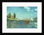 Red Boats, Argenteuil, 1875 by Claude Monet