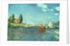 Red Boats, Argenteuil, 1875 by Claude Monet