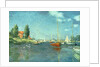 Red Boats, Argenteuil, 1875 by Claude Monet