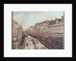 Mardi Gras on the Boulevards, 1897 by Camille Pissarro