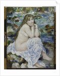 Seated Bather, c.1883-84 by Pierre Auguste Renoir