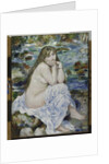 Seated Bather, c.1883-84 by Pierre Auguste Renoir