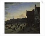 The Dam and Damrak, Amsterdam, c.1663 by Jan van der Heyden