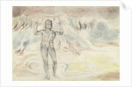 Donati transformed into a serpent; Francesco de'Cavalcanti retransformed into a man by William Blake