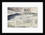 Dante and Virgil gazing into the Ditch of Flatterers by William Blake