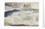 Dante and Virgil gazing into the Ditch of Flatterers by William Blake