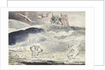 Dante and Virgil gazing into the Ditch of Flatterers by William Blake