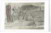 Dante and Virgil in the Skiff of Phlegyas are hailed by Filippo Argenti by William Blake