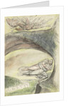 Virgil rescues Dante from the evil demons by William Blake