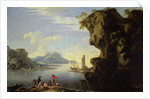 Coastal Scene with Fishermen by Salvator Rosa