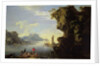 Coastal Scene with Fishermen by Salvator Rosa