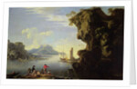 Coastal Scene with Fishermen by Salvator Rosa