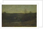 A Lighted Village, c.1887 by Dwight William Tryon