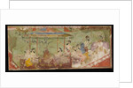 A Sacrificial Ceremony, Album folio with painting, c.1690 by Indian School