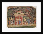 Krishna carried off by the Whirlwind Demon by Indian School