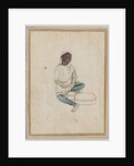 Woman grinding corn by Indian School