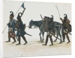 Akali Sikhs on the March, c.1850 by Indian School