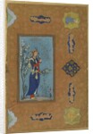 Woman with a spray of flowers, Safavid Period, c.1575 by Persian School