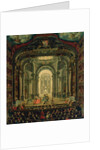 The Teatro Reale in Turin by Pietro Domenico Oliviero