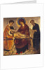 The Virgin with the Dead Christ and Saints John the Evangelist and Joseph of Arimathea, late 15th century by School Cretan