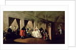 The Parlour of the San Zaccaria Convent by Francesco Guardi