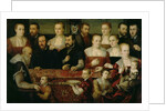 Portrait of a Large Family by Cesare Vecellio