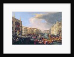 Regatta Held in Honour of Frederick VI of Denmark 1709 by Luca Carlevaris