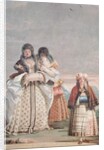 A Winter Stroll by Giandomenico Tiepolo