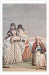 A Winter Stroll by Giandomenico Tiepolo