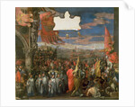The Doge Andrea Contarini Returning Victorious from Chioggia by Veronese (1528-88) (workshop of)