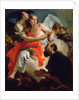 Abraham and the Three Angels by Giovanni Battista (1696-1770) Tiepolo