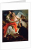 Abraham and the Three Angels by Giovanni Battista (1696-1770) Tiepolo
