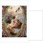 Mythological Scene with Jupiter, Juno, the Muses and Father Time by Italian School