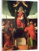 Madonna and Child Enthroned with Four Saints, 1546 by Lorenzo Lotto