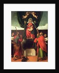 Madonna and Child Enthroned with Four Saints, 1546 by Lorenzo Lotto