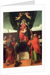 Madonna and Child Enthroned with Four Saints, 1546 by Lorenzo Lotto