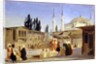 The Slave's Bazaar, Constantinople by Ippolito Caffi