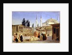 The Slave's Bazaar, Constantinople by Ippolito Caffi