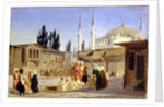 The Slave's Bazaar, Constantinople by Ippolito Caffi