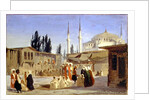 The Slave's Bazaar, Constantinople by Ippolito Caffi