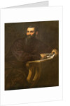 Portrait of a Bearded Man with a Book by Jacopo Robusti Tintoretto