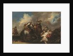 The Battle of the Cavaliers by Italian School