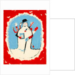 Snowman with many arms, 1970s by George Adamson