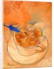 Storm in a teacup, gouache on paper by George Adamson