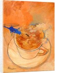 Storm in a teacup, gouache on paper by George Adamson