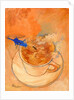 Storm in a teacup, gouache on paper by George Adamson